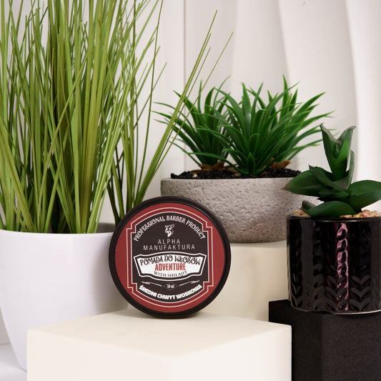 Średnio nabłyszczająca pomada do włosów Adventure - 50ml | Alpha