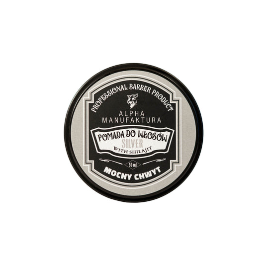 Mocna matowa pomada do włosów Silver - 50ml | Alpha