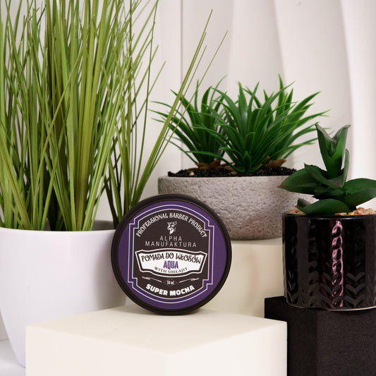 Super mocna matowa pomada do włosów Aqua - 50ml | Alpha